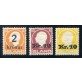 1924 Islanda serie sovrastampata di 3 val.