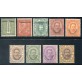1893 Eritrea prima emissione 9 val. nuovi