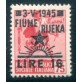 1945 Occupazione Jugoslava Fiume 16 lire su 75 cent. 