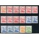 1960 Francia serie completa di pacchi ferroviari 17 val