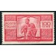 1946 Democratica 100 lire bordo non dentellato orizzontalmente
