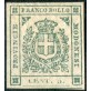 1859 Modena GP 5 cent. verde nuovo