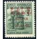 1945 Arona monumenti distrutti 3 lire. sovrastampa in rosso 