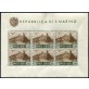 1951 San Marino foglietto Posta Aerea 500 lire bruno