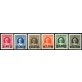 1934 Vaticano Provvisoria serie 6 valori centrati 