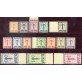 1943 Francia ascia serie completa di servizio 17 val.