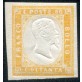 1862 Sardegna 80 cent. giallo arancio doppia effige