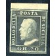 1859 Sicilia 20 grana grigio ardesia bordo