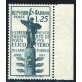 1954 Repubblica Elicottero 25 lire  fondo bianco nuovo