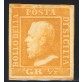1859 Sicilia 1/2 gr. arancio I tavola nuovo 