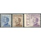 1908 Regno Michetti 3 val. nuovi centrati