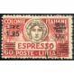 1927/33 Libia espresso 1,25 lire dent 11 sovr. nera