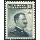 1906 Regno Michetti 15 cent. dentellato 12
