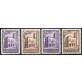 1933 San Marino Convegno filatelico 4 valori sovrastampati