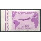 1961 Repubblica Gronchi Rosa 205 lire bordo