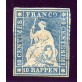 1854 Svizzera Strubel 10 r. azzurro