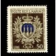 1946 San Marino stemma sovrastampato