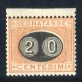 1890/91 Regno Segnatasse 20 cent. su 1 cent. bordo