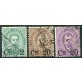 1890/91 Umberto I 3 val. soprastampati