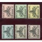 1954 Vaticano segnatasse serie 6 valori