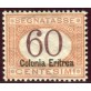1926 Eritrea segnatasse 60 cent. centrato