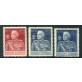 1925/26 Regno Giubileo serie 3 val. dent. 13 1/2