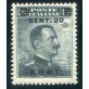 1916 Egeo 20 cent. su 15 cent. Rodi centrato