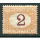 1870 Regno tasse 2 cent. ocra nuovo