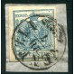 1851 LV I emissione 45 cent. carta macchina