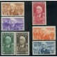 1936 Etiopia Visita del Re serie di 7 valori