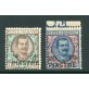 1908 Levante 2 valori sovrastampati 4+20 piastre