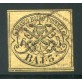 1858 Asi Pontificio 3 Baj giallo paglia