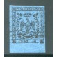 1852 Modena 40 cent. azzurro usato 