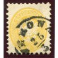 1864 ASI LV 2 soldi dent. 9 1/2 giallo centrato