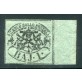 1852 Pontificio 1 baj verde scuro I composizione bordo
