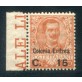 1905 Eritrea 15 cent. su 20 arancio nuovo
