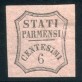 1853 Parma 6 cent. tasse giornali non emesso
