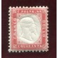 1862 Regno 40 cent. rosso carminio 