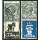 1924 Pubblicitari 15 cent. Cordial +Bitter Campari