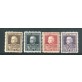 1927 Vittorio Emanuele III serie di 4 valori 