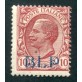 1921 Regno BLP 10 cent sovrastampa azzurra