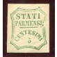 1859 Parma Governo Provvisorio 5 cent verde azzurro