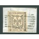 1852 Modena 25 cent. camoscio chiaro usato