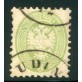 1864 ASI LV 3 soldi dent. 9 1/2 verde 