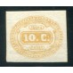 1863 Regno Segnatasse 10 cent. ocra nuovo spl
