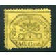 1868 Pontificio 40 cent. III emissione 