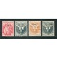 1915/6 Libia Croce Rossa serie 4 val. nuovi
