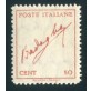 1944 Luogotenenza Badoglio 50 cent. rosso