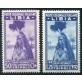 1936 Libia decennale fiera 2 val. nuovi