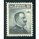 1906 Regno Michetti 15 cent. dent. 12